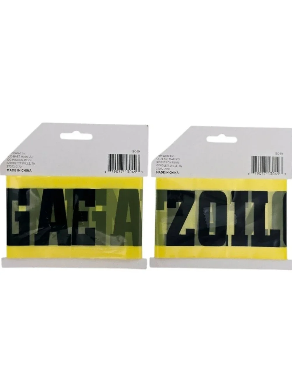 2 New Football Sports Tailgate Zone Party Decorations Supplies Tape Banner 40ft